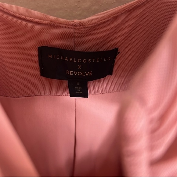 Michael Costello Hilary Gown in Blush - Picture 6 of 8